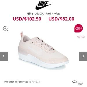 Nike AMIXA shoes, barely worn but dirty